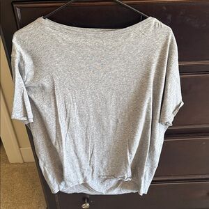 lululemon athletica Heather Gray Short Sleeve Top